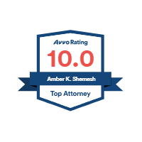 Avvo Rating 10.0 Amber K. Shemesh Top Attorney
